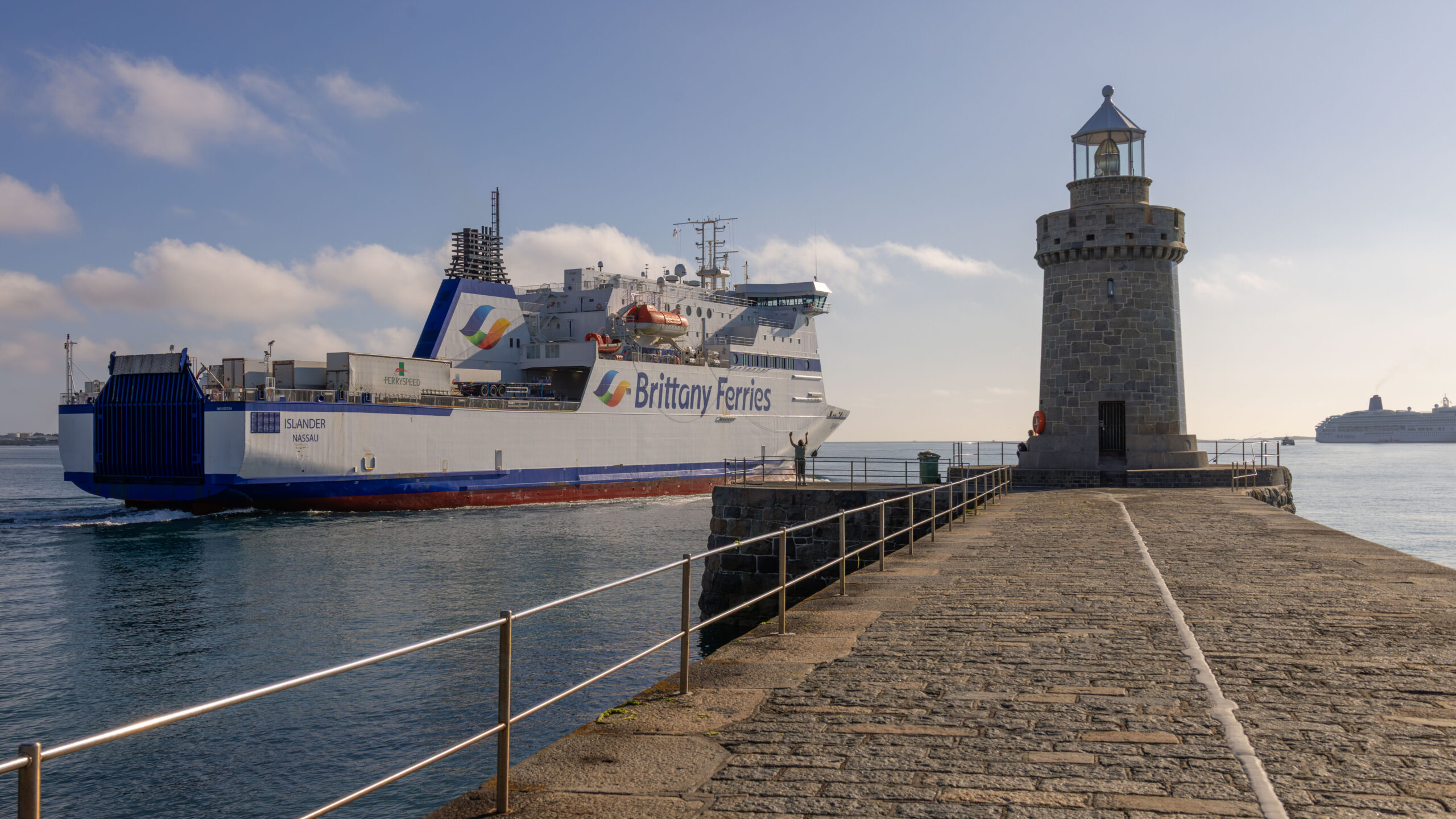 Ferry Connections to the Channel Islands of Jersey & Guernsey Available via Transcamion
